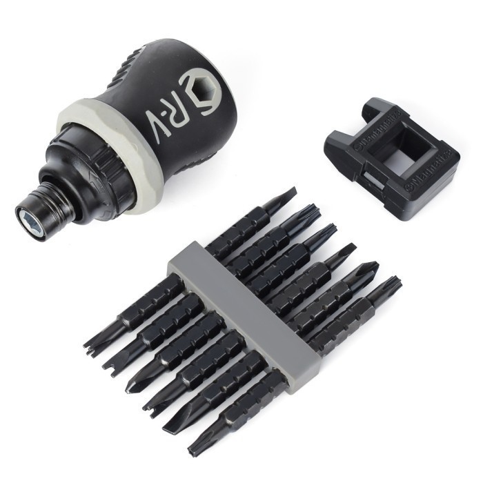 Maxi Ratcheting Screwdriver Set 13 in 1 Multifungsi Obeng Set Magnetic