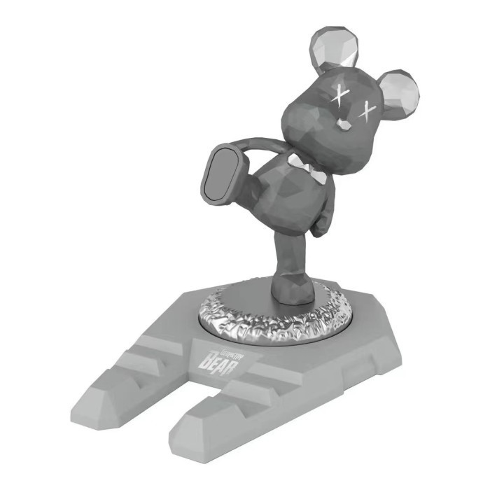 Creative Bearbrick Phone Holder Desk Decor Resin Craft Great Gift iPad Holder