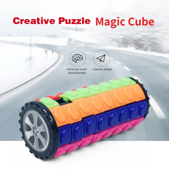 Corn Magic Cube Rubik Puzzle Melatih Konsentrasi Hilangkan Stres