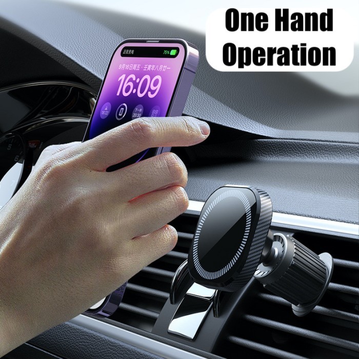 Magsafe CA-16 Magnetic Phone Holder Mobil HP Mount AC Car Air Vent