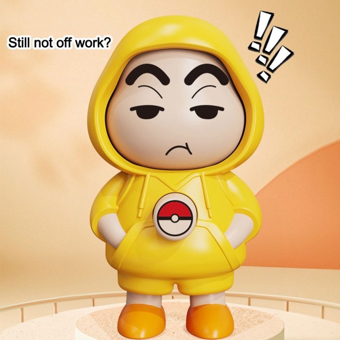 Shinchan Boneka Ekspresi Lucu Mainan Fidget Labubu Berubah Wajah Kuromi Super Fun Capybara Keychain