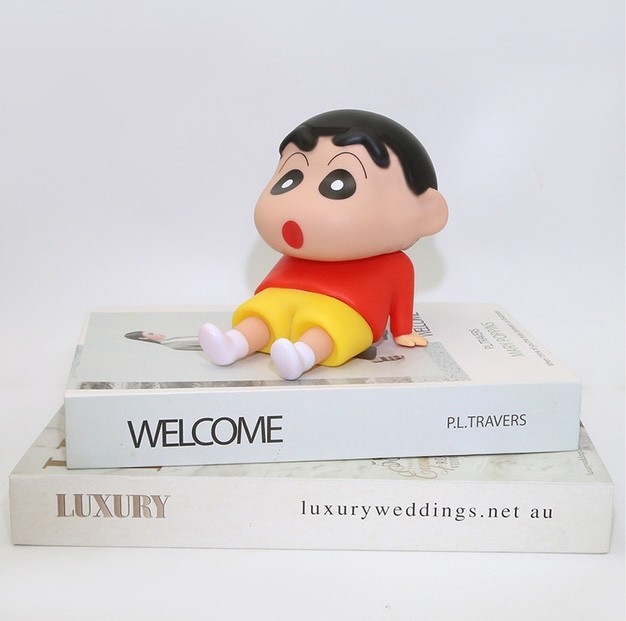 Phone Holder Shin-Chan Creative Desk Decoration Stylish HP Stand Character Phone Holder 