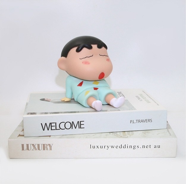 Phone Holder Shin-Chan Creative Desk Decoration Stylish HP Stand Character Phone Holder 