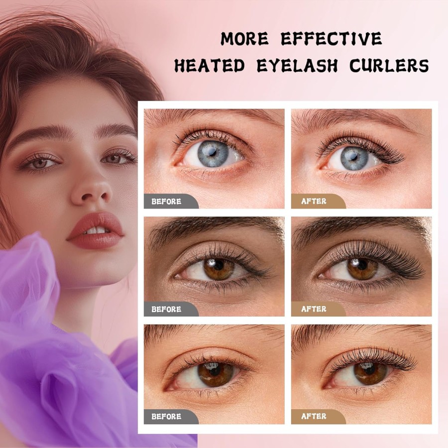 Penjepit Bulu Mata Elektrik Tahan Lama Curl Curling Pen Dry Eye Lash Curler