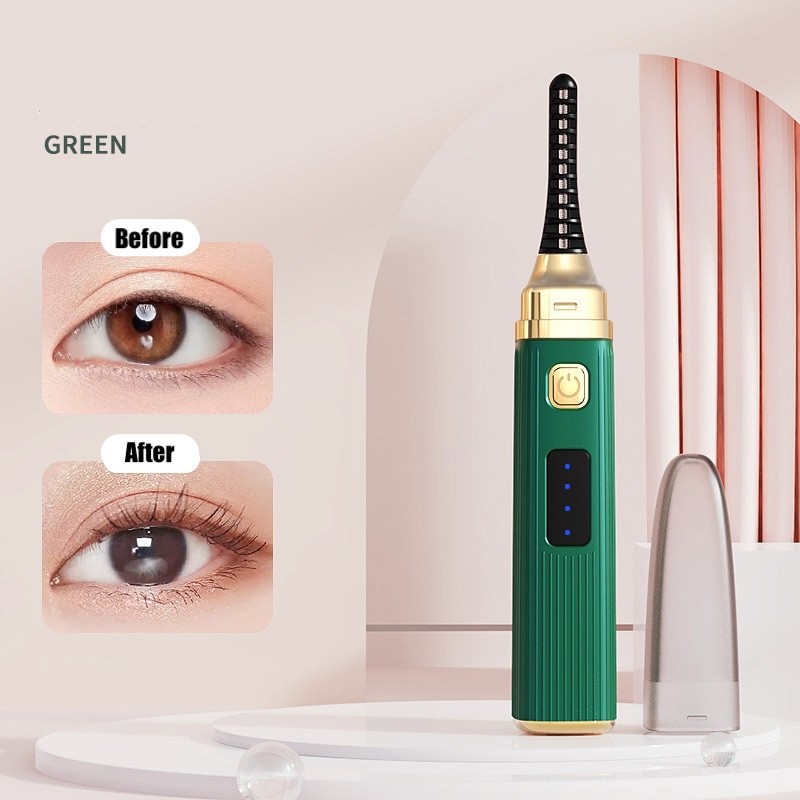 Penjepit Bulu Mata Elektrik Tahan Lama Curl Curling Pen Dry Eye Lash Curler