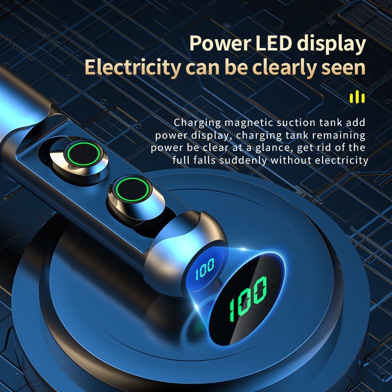 HiFi Sound BQ40 TWS Bluetooth 5.3 9D Touch Sport Wireless Earphone