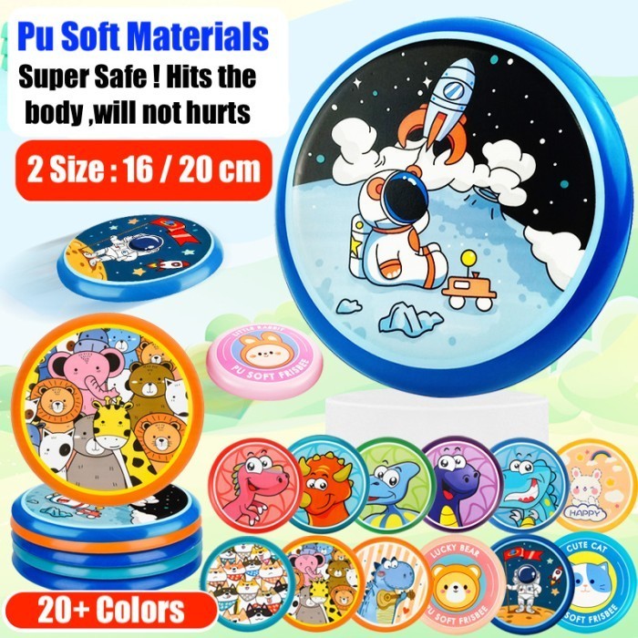 Soft Frisbee Mainan Anak Piring Lempar Flying Disc Outdoor Sport Game