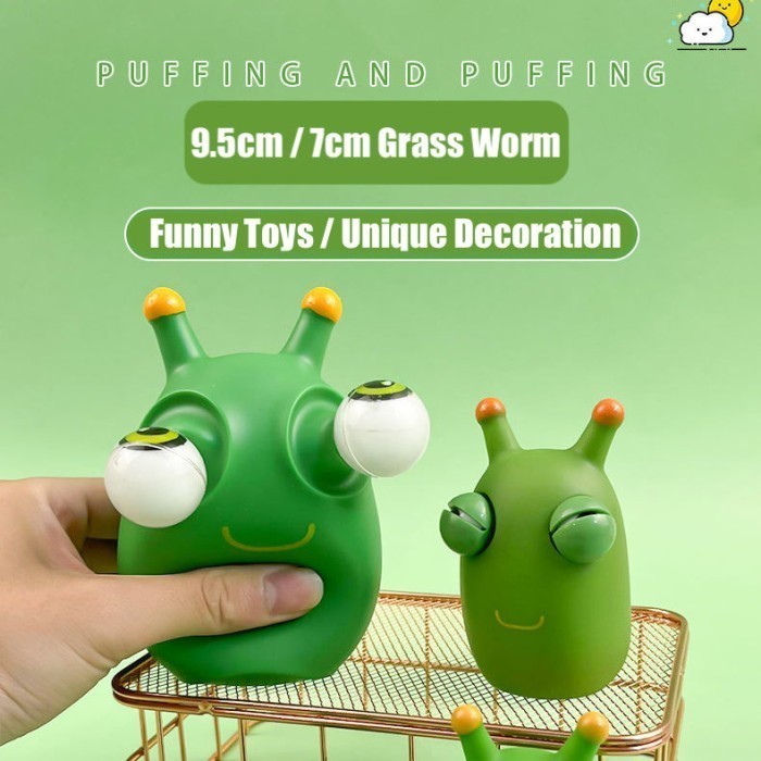 Squishy Funny Fidget Toys Penghilang Stres Mainan Remas Mata Keluar 