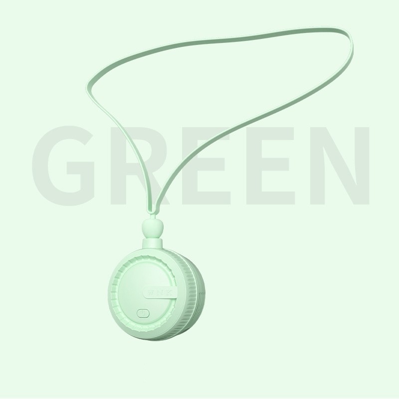 Creative Kipas Hanging Neck Fan USB Portable Gantung Leher Light Weight Design Minimalis