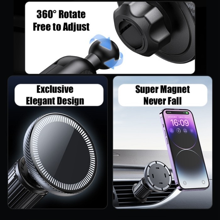 Jual Premium Magsafe Car Holder Air Vent Mobil Dashboard Phone