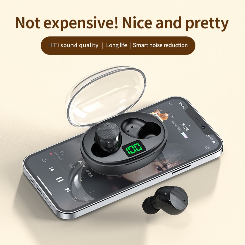 K20 HiFi Bass TWS Headset Bluetooth 5.3 Sport Earphone Wireless