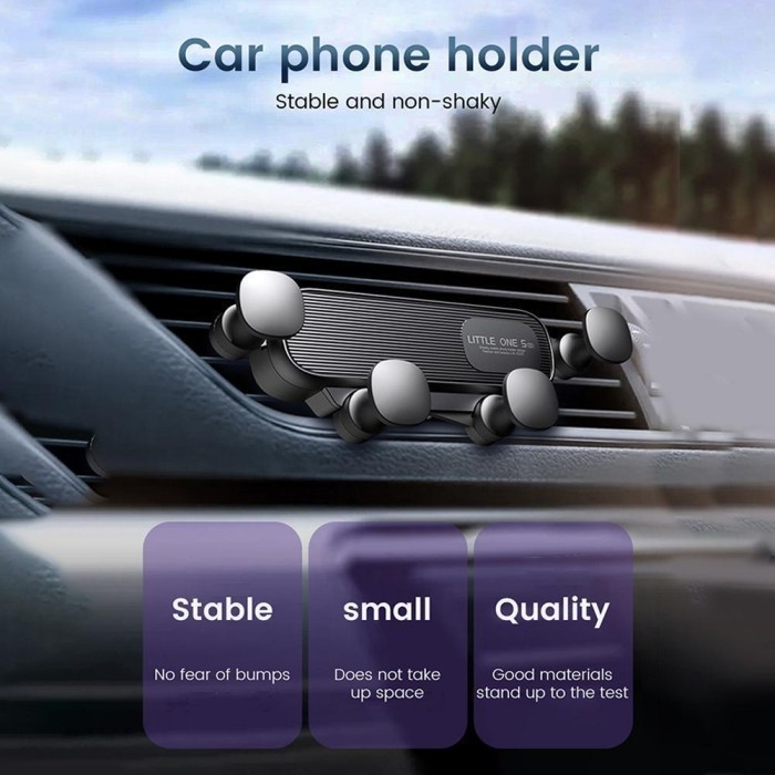 Little One Gravity Car Phone Holder Mobil Air Vent Mount Design Unique