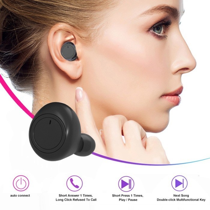 Upgrade TWS Y50 Headset Bluetooth 5.3 Wireless Earphone Bass Earbuds