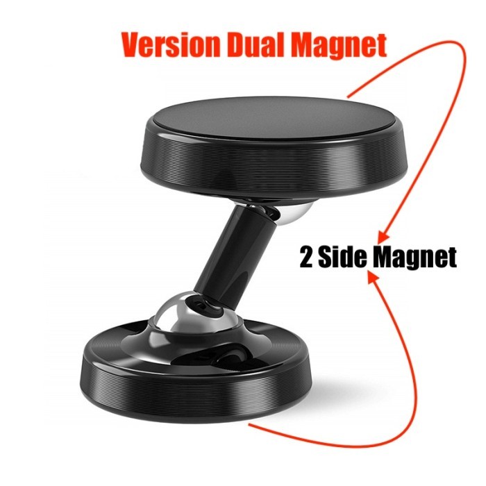 Vlog Must Have Dual Magnetic Phone Holder HP Mount Portable Outdoor Indoor Video Helper