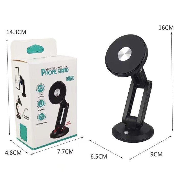 Magnet Car Phone Holder Dashboard Mobil HP Mount AC Air Vent 360° Rotate - Air Vent