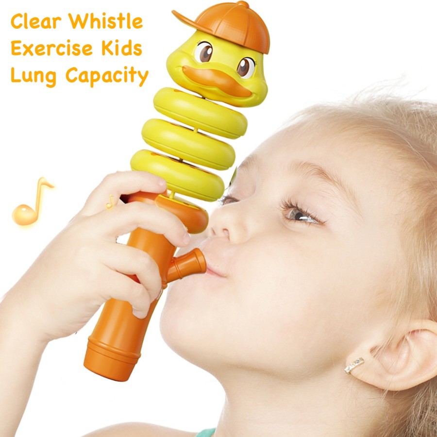 Creative Whistle Mainan Anak Peluit 3D Shape Balance Game 360° Rotate Rattle Goyang