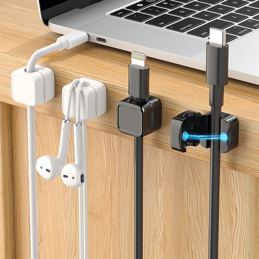 Clip Magnetic Cable Organizer Kabel Cord Holder Klip Penyelenggara Kabel