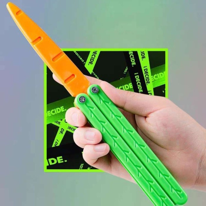 Fidget Toys Dekompresi Sisir Mainan Pisau Gravitasi 3D Semua Umur