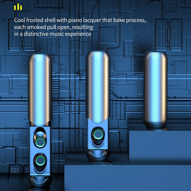 HiFi Sound BQ40 TWS Bluetooth 5.3 9D Touch Sport Wireless Earphone