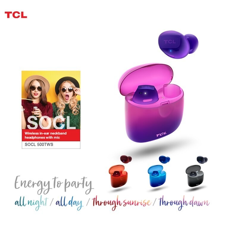 HiFi Bluetooth Headset TCL SOCL500 TWS Earbuds Wireless Earphone