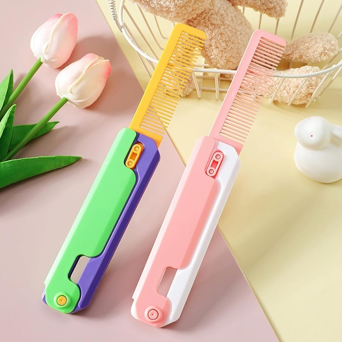 Fidget Toys Dekompresi Sisir Mainan Pisau Gravitasi 3D Semua Umur