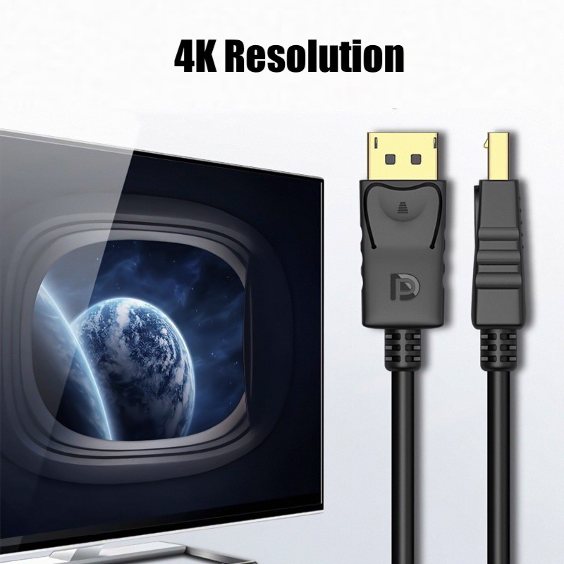 Kabel Display Port to Display Port Cable DP to DP 4K Resolution 1.8 m - 8K Upgrade