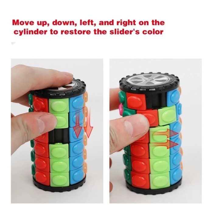 Corn Magic Cube Rubik Puzzle Melatih Konsentrasi Hilangkan Stres