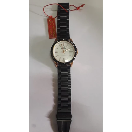 Jam Tangan Pria Mirage 8549 Black Rosegold Original