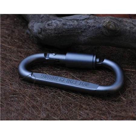Carabiner Aluminium . Gantungan Kunci . Gantungan Tas