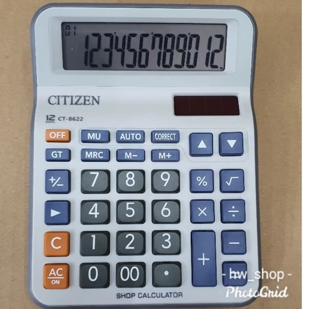 Kalkulator Citizen CT 8622 . Kalkulator 12 digit