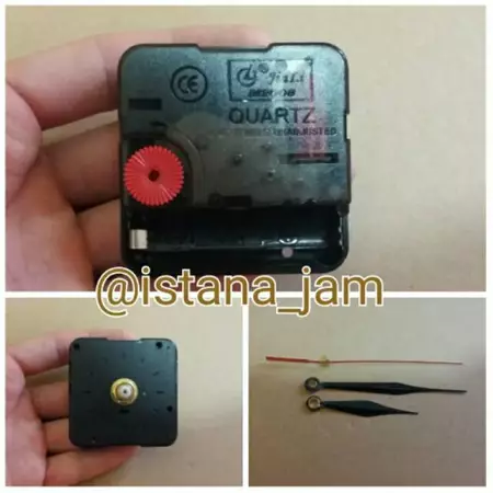 Mesin Jam dinding sweep M2008 tidak berisik