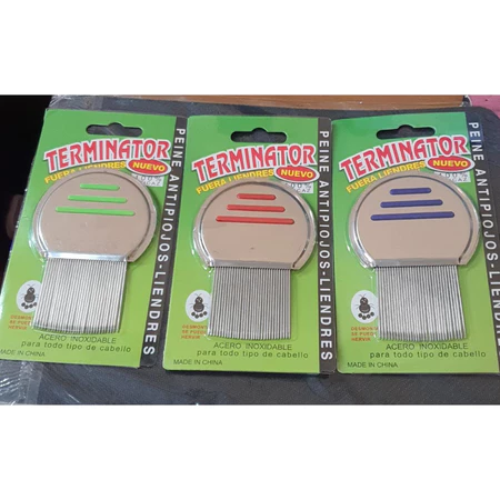 Sisir kutu ketombe metal . Nit Lice Comb . Sisir Serit . Sisir Rambut