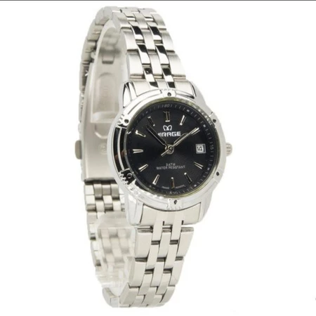 Jam Tangan Wanita Mirage 8602 Silver Original