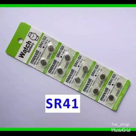 Baterai SR 41 / AG 3 . Baterai AG 3