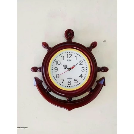 Jam Dinding Unik Bentuk Jangkar
