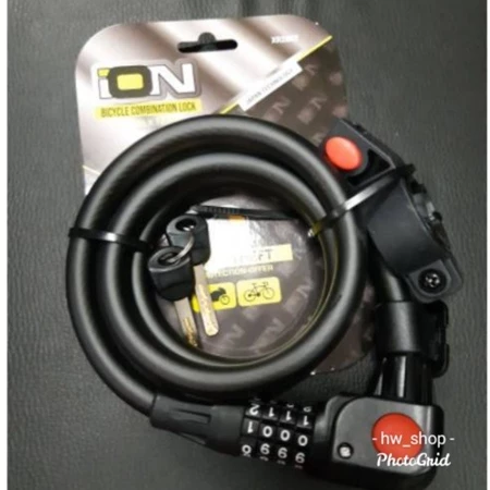 Gembok Sepeda Lilit Kode Angka . Kunci Sepeda Lilit