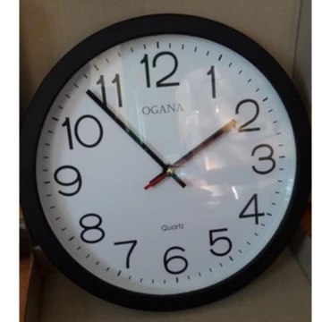 Jam Dinding Putih Polos Diameter 32 Cm