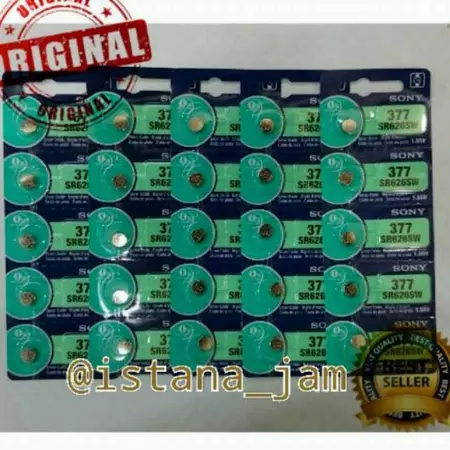 Baterai Jam Tangan Sony/MuRata 626 / 377 Original