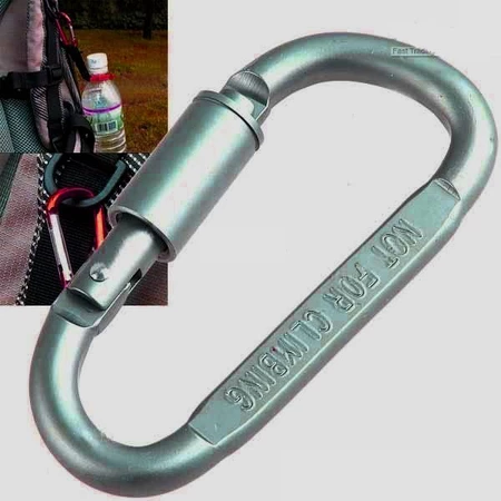 Carabiner Aluminium . Gantungan Kunci . Gantungan Tas