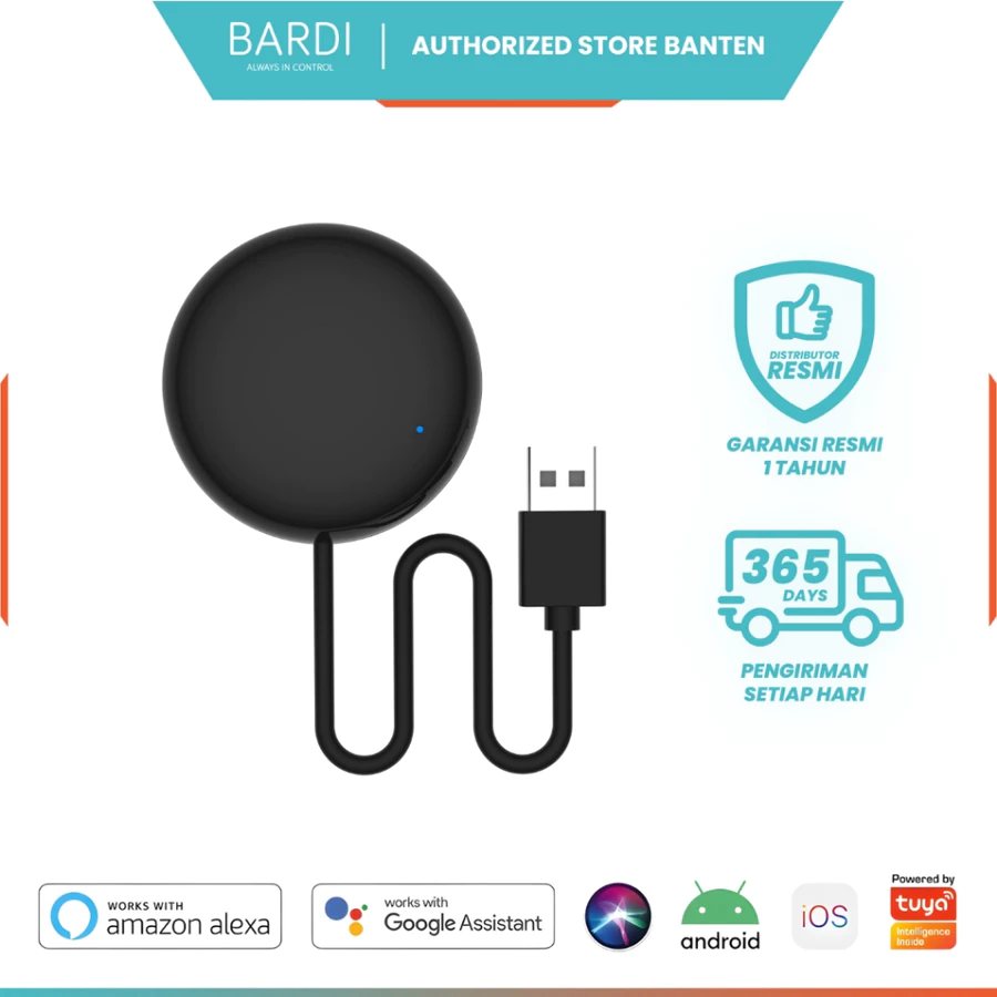 BARDI Smart Universal IR Remote 12M Infrared WiFi Max 12M