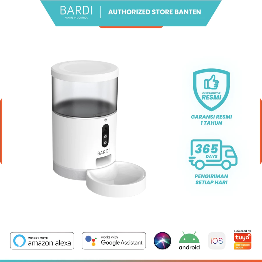 BARDI Smart Pet Feeder Otomatis WiFi (Lite Version)