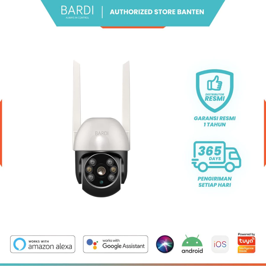 BARDI Smart IP Camera Outdoor PTZ Kamera CCTV Wifi IoT Home Automation