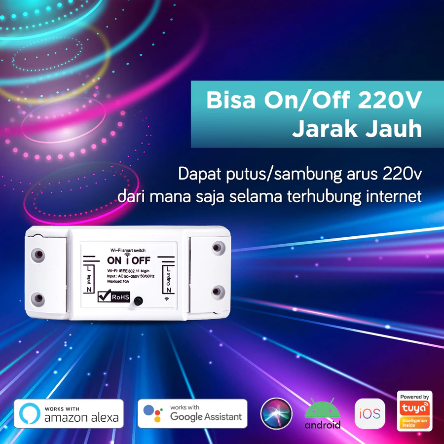 BARDI Smart Breaker ON OFF Switch Wireless IoT Home Automation