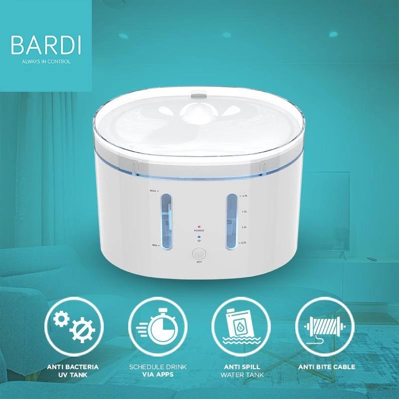 BARDI Smart Water Fountain WiFi Dispenser Minuman Anjing & Kucing