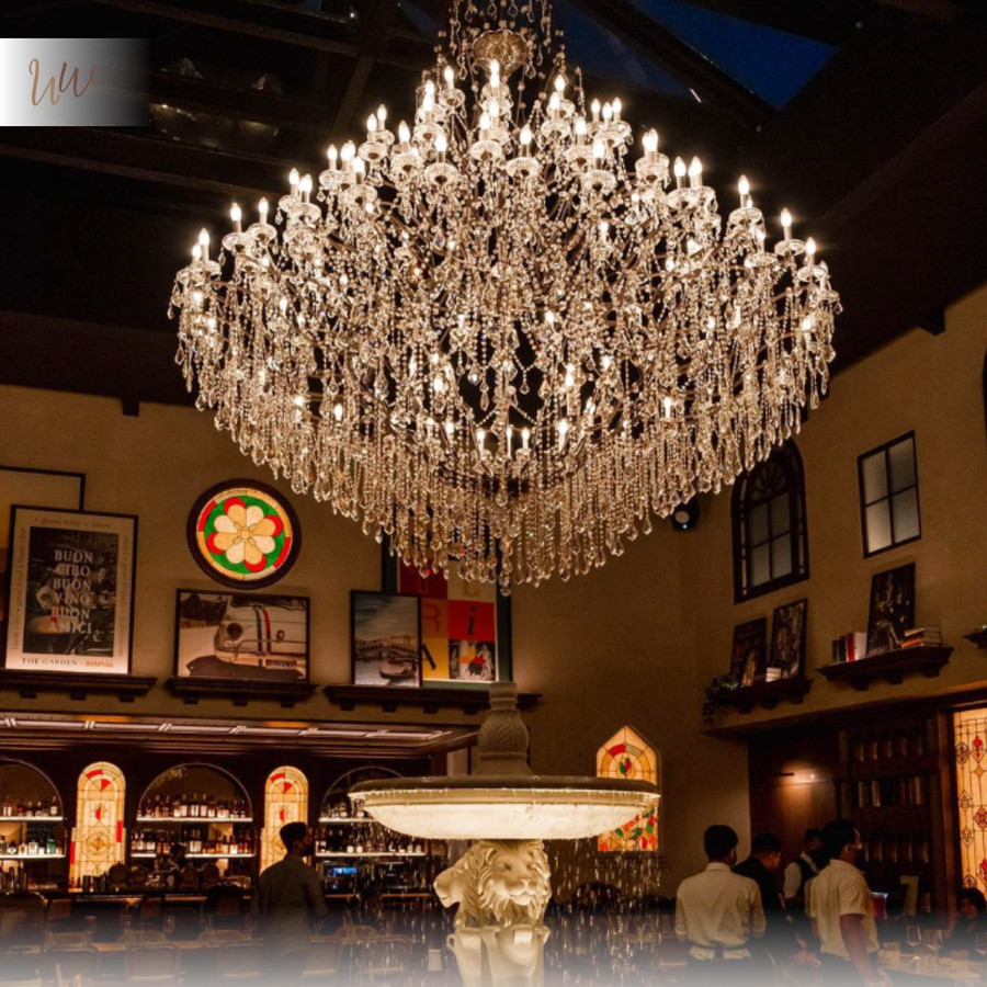 RH Rococo Iron & Crystal Chandelier by The Garden Osteria