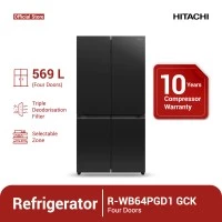 Kulkas HITACHI RWB640PGD1GCK 569 Liter Inverter RWB640PGD1GCK