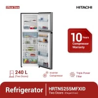Kulkas Hitachi HRTN5255MFXID Silver 236 Liter 2 Pintu
