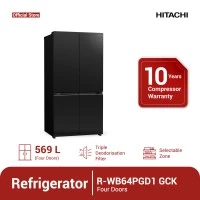 Kulkas HITACHI RWB640PGD1GCK 569 Liter Inverter RWB640PGD1GCK