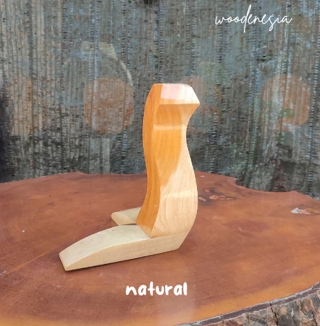 WOODENESIA Kaki Kambing Garengan Kayu Mahoni Bahan Bufet Almari Sofa Meja Kursi 20cm