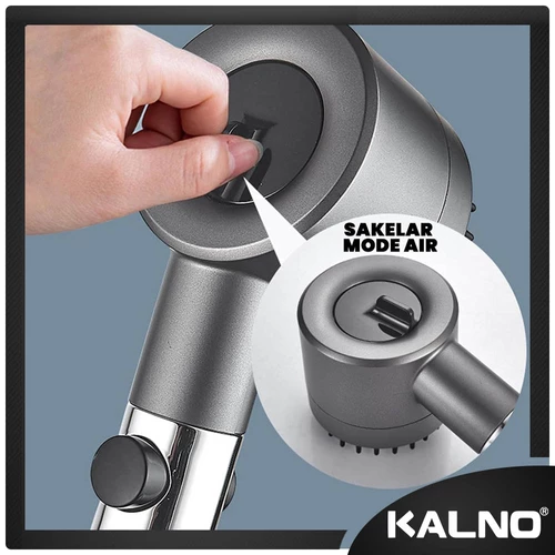 Kepala Shower Kamar Mandi Saringan Bawaan TSH123 / Kepala Shower Turbo Bertekanan Tinggi Shower Adjustable